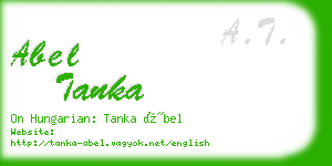 abel tanka business card